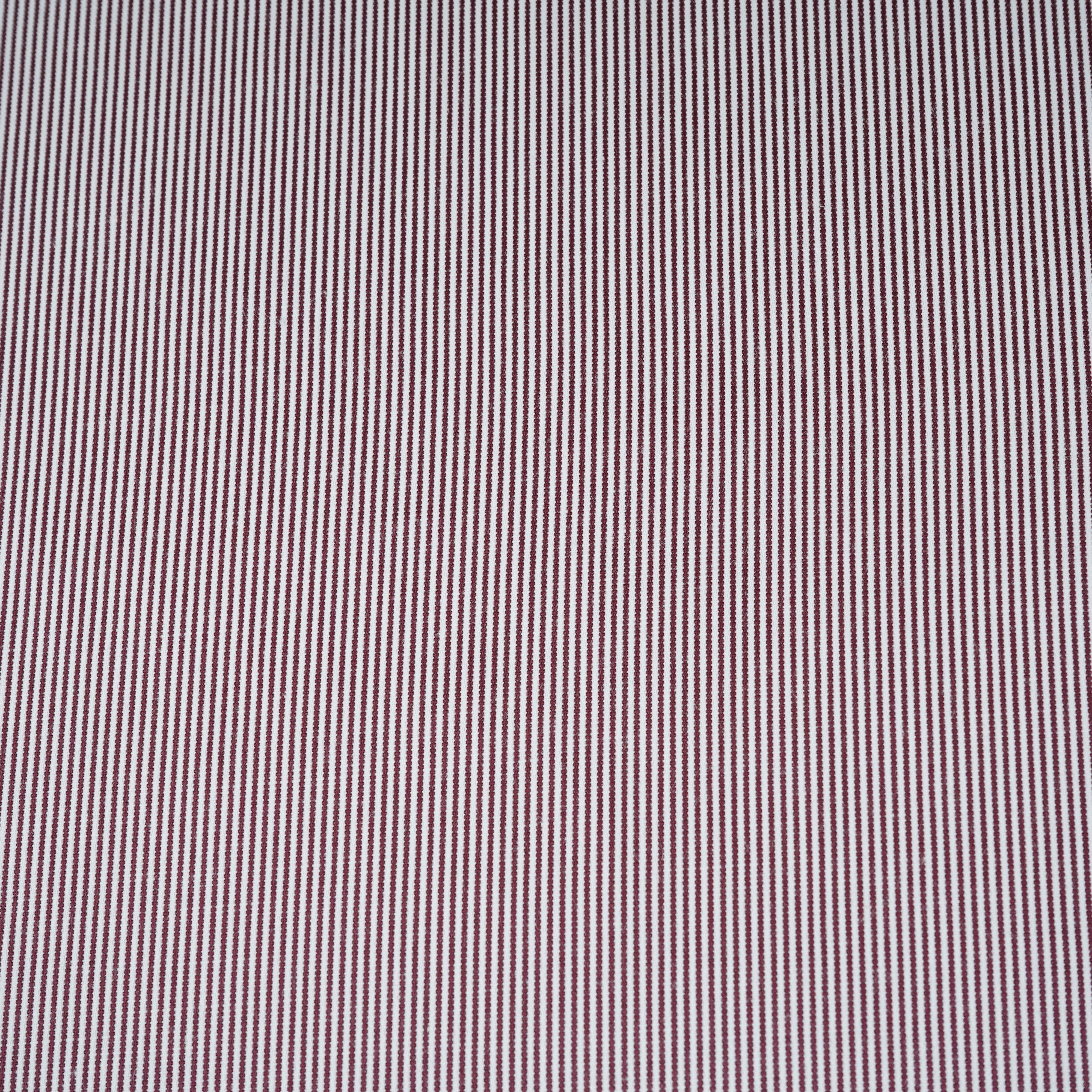 Wine & White Stripes Print Poplin Fabric MFM-30114 - TradeUNO