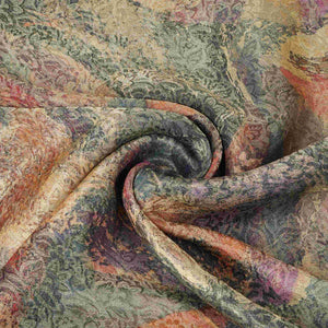 Multicolor Abstract Jacquard Tissue Fabric MTF-31800 - TradeUNO
