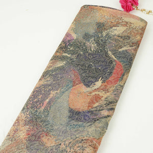 Multicolor Abstract Jacquard Tissue Fabric MTF-31800 - TradeUNO