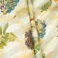 Grey floral Jacquard print Raw Mango Silk Fabric CW-31594
