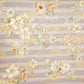 Ice Blue floral Jacquard print Raw Mango Silk Fabric CW-31593