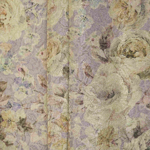 Lavender floral Jacquard Tissue Fabric MTF-31796 - TradeUNO