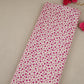 Magenta Pink Dot Print Muslin Fabric MF-30178
