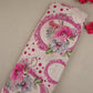 Magenta Pink Floral print Muslin Fabric MF-30177