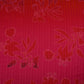 Orange & Pink Floral Print Muslin Fabric MF-30200
