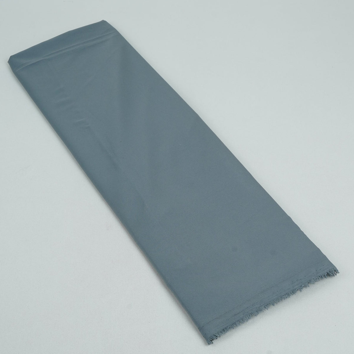 Grey Solid Malai Crepe Fabric 13214