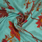 Light Grey Floral Print Muslin Fabric MF-30185