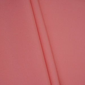 Exclusive Coral Pink Solid Malai Crepe Fabric – image 4 of 4