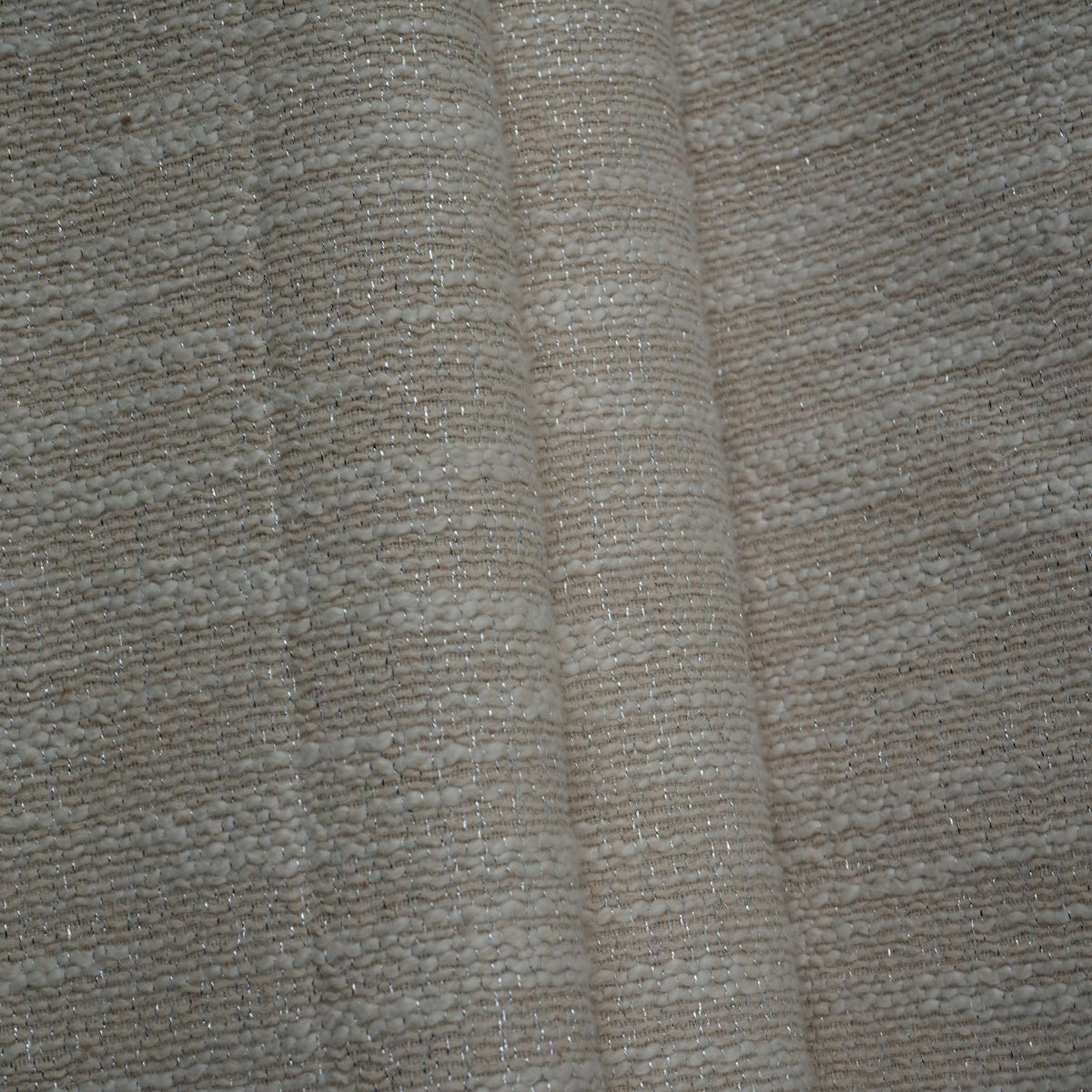 Natural Tnt Silver Sequnce Cotton Fabric TRN-29943 – image 4 of 4