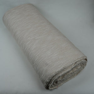 Natural Tnt Silver Sequnce Cotton Fabric TRN-29943