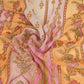 Magenta Pink with Multicolor Traditional embroidery Georgette Fabric NVC-31554