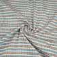 Blue with Brown Stripes Seer sucker cotton Fabric RS-30205 - TradeUNO