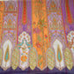 Purple with Multicolor Traditional embroidery Georgette Fabric NVC-31555