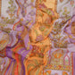 Purple with Multicolor Traditional embroidery Georgette Fabric NVC-31555