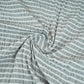 Grey with White Stripes Seer sucker Cotton Fabric RS-30204