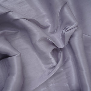Grey Solid Zodiac Satin Fabric CF-8979 – image 3 of 4