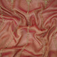 Magenta Pink Pearl Cutdana embroidery Kanjivaram Silk Fabric TFS-31788