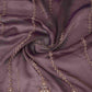 Purple Pearl Cutdana embroidery Kanjivaram Silk Fabric TFS-31787