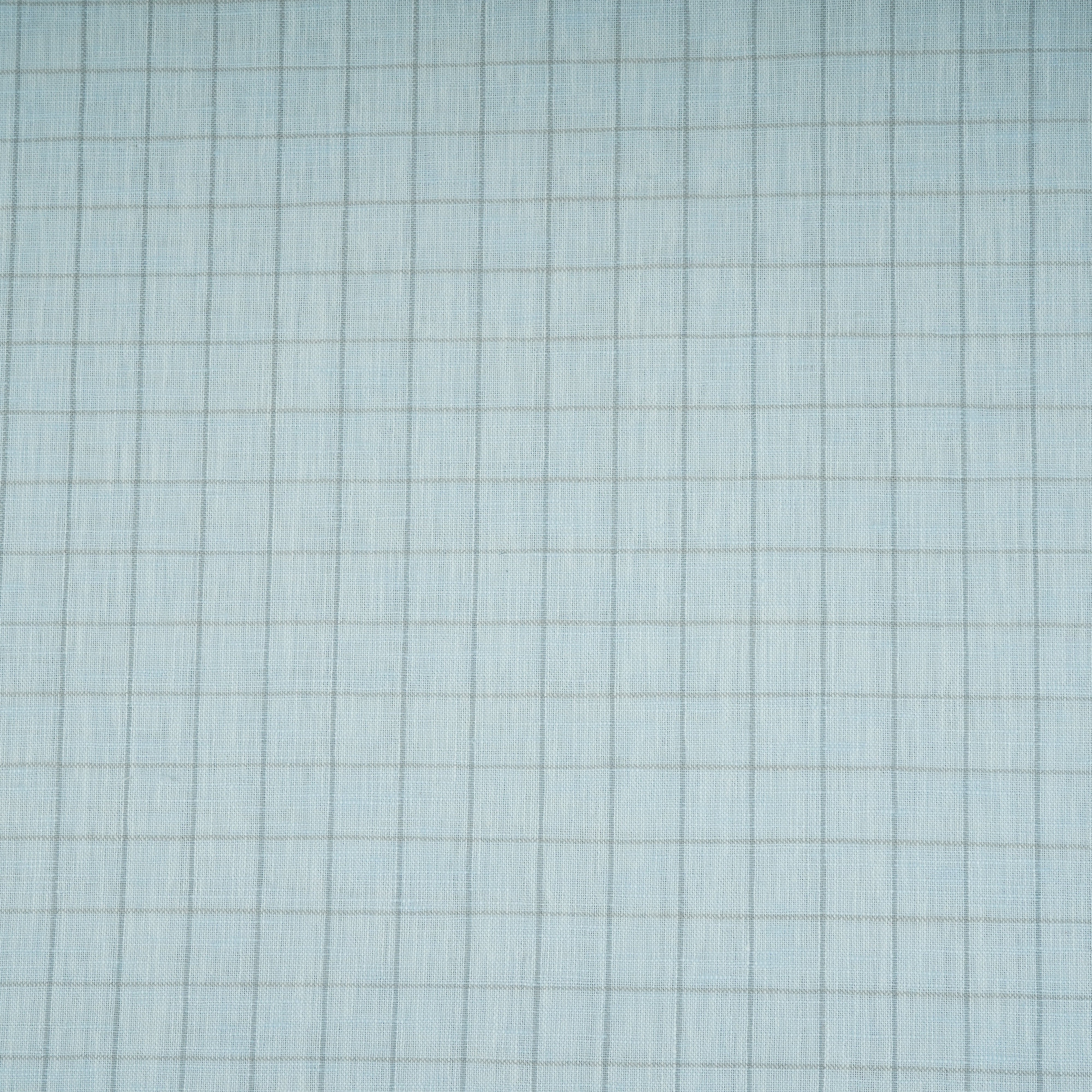 Blue Check Print Linen Fabric MFM-30129 - TradeUNO