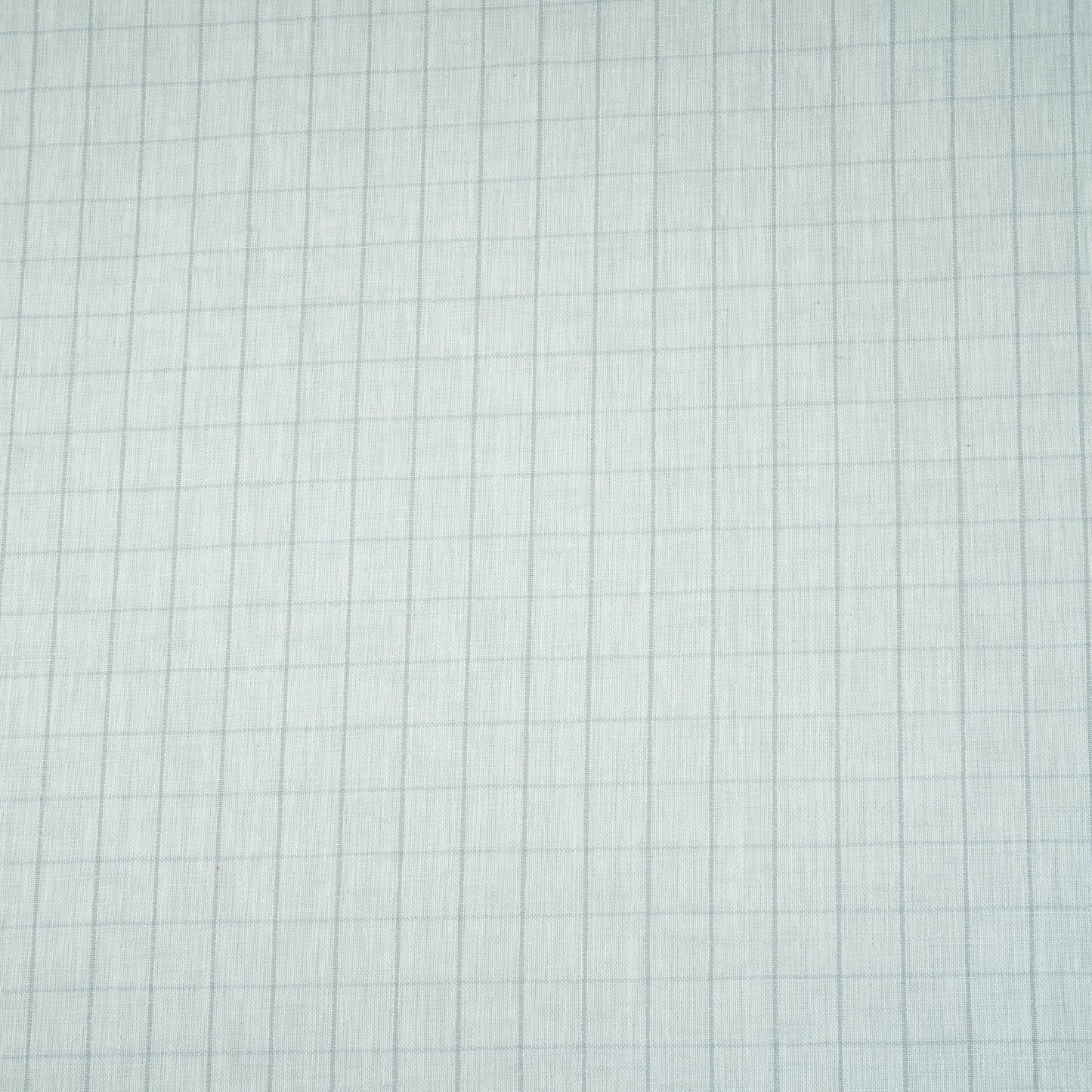 Grey Check Print Linen Fabric MFM-30127