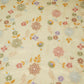 Golden Multicolor floral Jaal with Bead embroidery Kanjivaram Silk Fabric TFS-31786