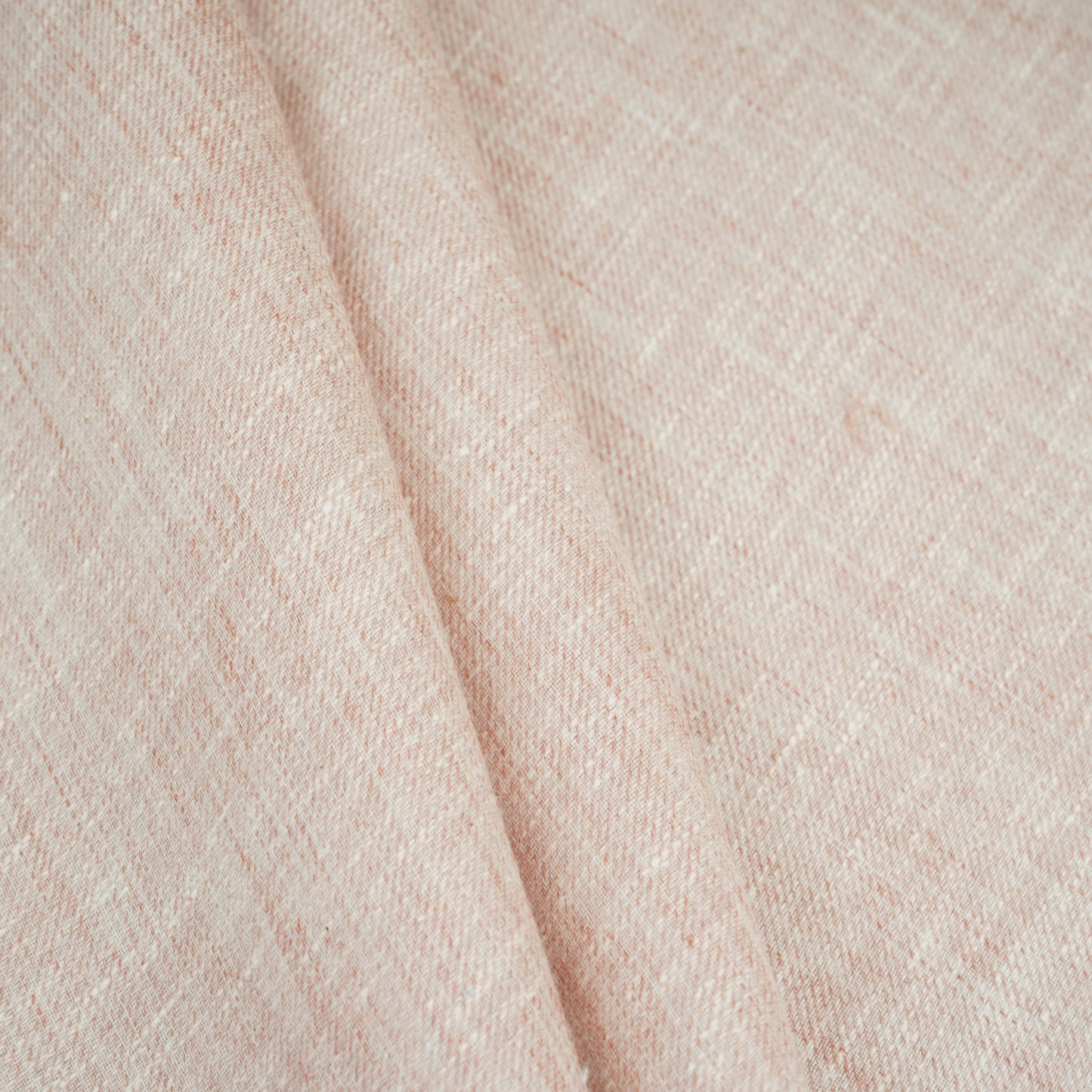 Peach Pink Solid Linen Fabric RS-30210 - TradeUNO