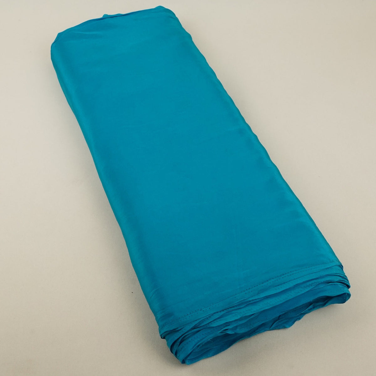Sky Blue Solid Natural Crepe Fabric 19712