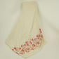 Ivory with Multicolor thread embroidery Rich Cotton Fabric SFG-31710