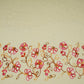 Ivory with Multicolor thread embroidery Rich Cotton Fabric SFG-31710