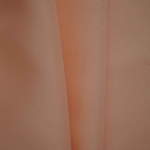 Peach Solid Satin Fabric