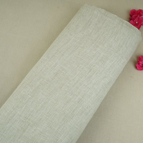 Light Grey Solid Linen Twill Fabric RS-30211
