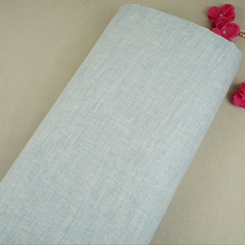 Grey Solid Linen Twill Fabric RS-30212