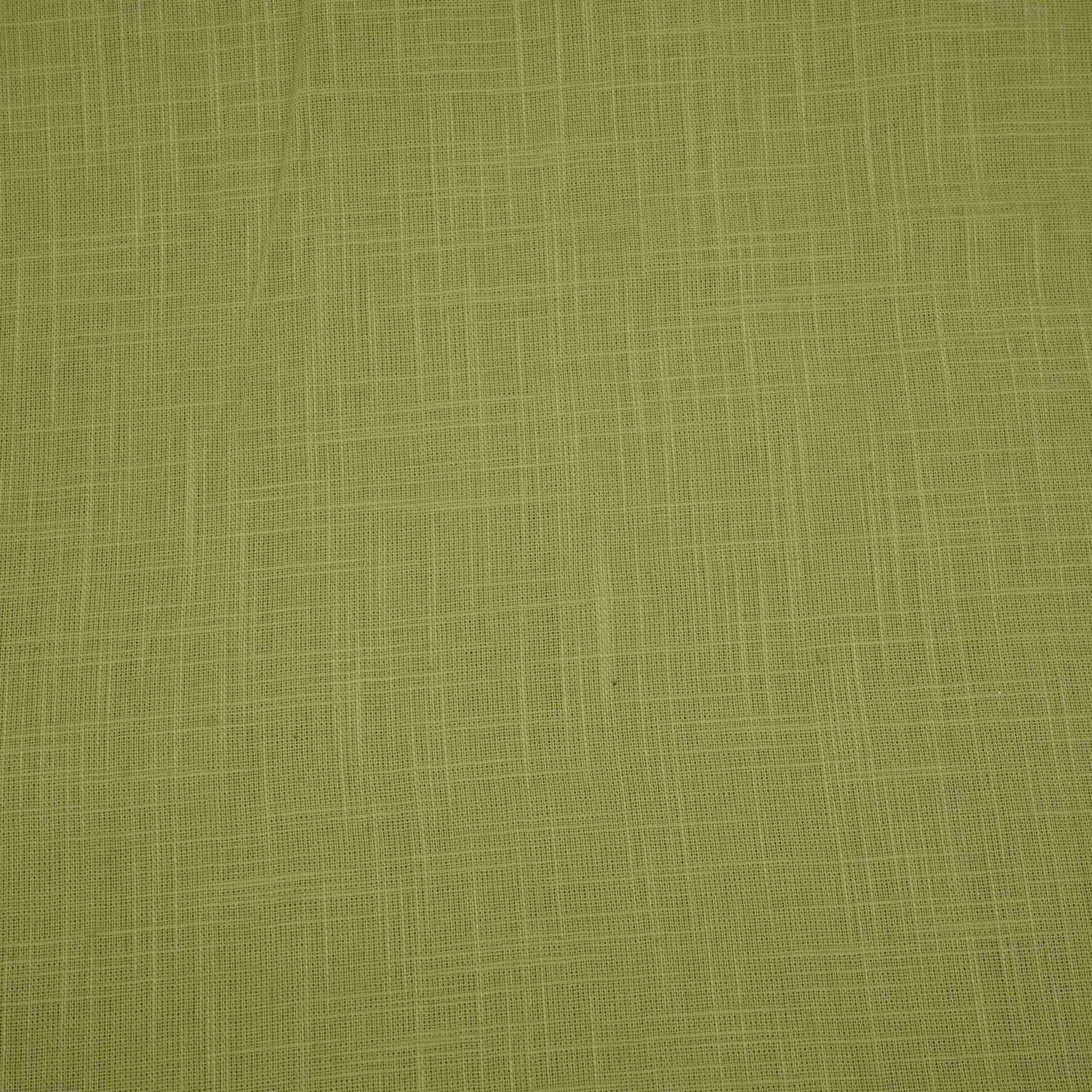 Sage Green Solid Cotton Linen Slub Fabric SG-30365