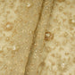Golden floral Cutdana Sequins embroidery Kanjivaram Silk Fabric TFS-31783