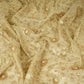 Golden floral Cutdana Sequins embroidery Kanjivaram Silk Fabric TFS-31783