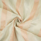 Off White with Multicolor stripes Chanderi Fabric CTF-31382
