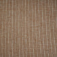 Brown with White Stripes Linen Fabric RS-30253