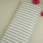 Green & White Stripes Linen Fabric RS-30233