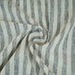 Grey & White Stripes Linen Fabric RS-30237