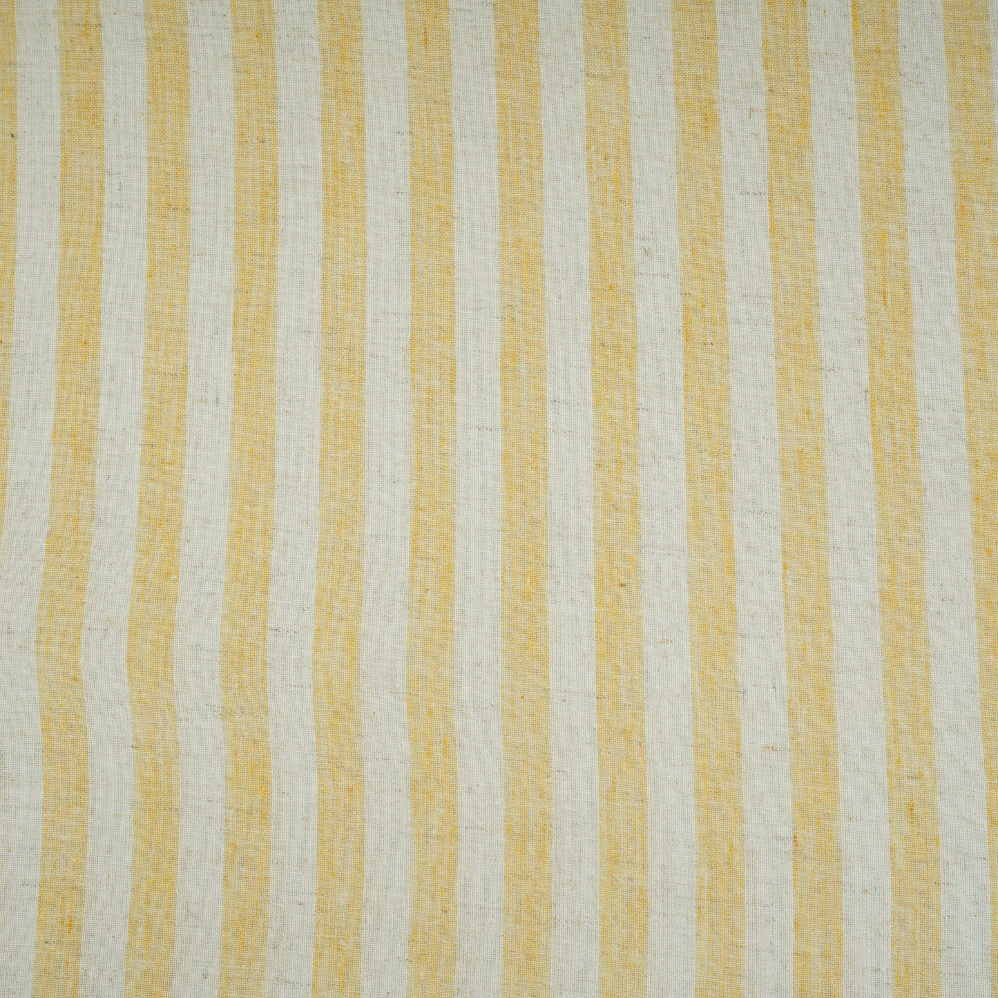 Yellow & White Stripes Linen Fabric RS-30234