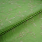 Green floral embroidery Pure Linen Fabric GPF-32067