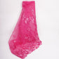 Rani Pink Border floral embroidery Pure 27gm Organza Fabric GPF-32068