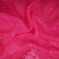 Rani Pink thread embroidery Pure 27gm Organza Fabric GPF-32071