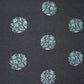 Dark Grey Persian embroidery Denim Fabric AF-30051