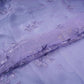 Lavender Border floral embroidery Pure 27gm Organza Fabric GPF-32070