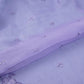 Lavender thread embroidery Pure 27gm Organza Fabric GPF-32073