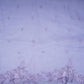 Lavender thread embroidery Pure 27gm Organza Fabric GPF-32073