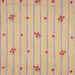 Yellow & White Stripes Floral Embroidery South Cotton Fabric GTS-30263 - TradeUNO