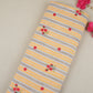 Yellow & White Stripes Floral Embroidery South Cotton Fabric GTS-30263 - TradeUNO
