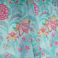 Light Blue Floral Cutdana Chinnon Fabric VF-30637